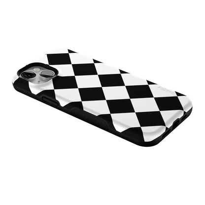 Black Checkerboard | High Contrast Design Case Phone Case Casetry