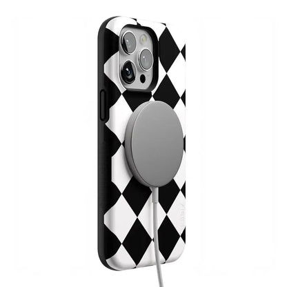 Black Checkerboard | High Contrast Design Case Phone Case Casetry