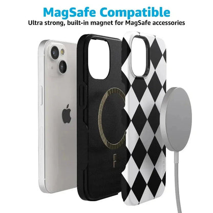 Black Checkerboard | High Contrast Design Case Phone Case Casetry