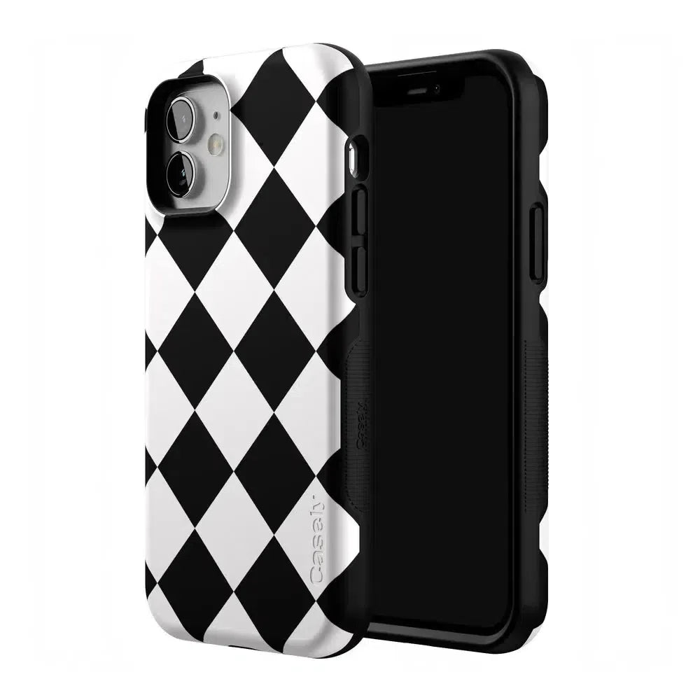 Black Checkerboard | High Contrast Design Case Phone Case Casetry