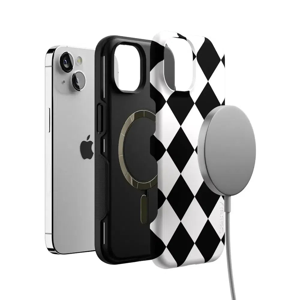 Black Checkerboard | High Contrast Design Case Phone Case Casetry