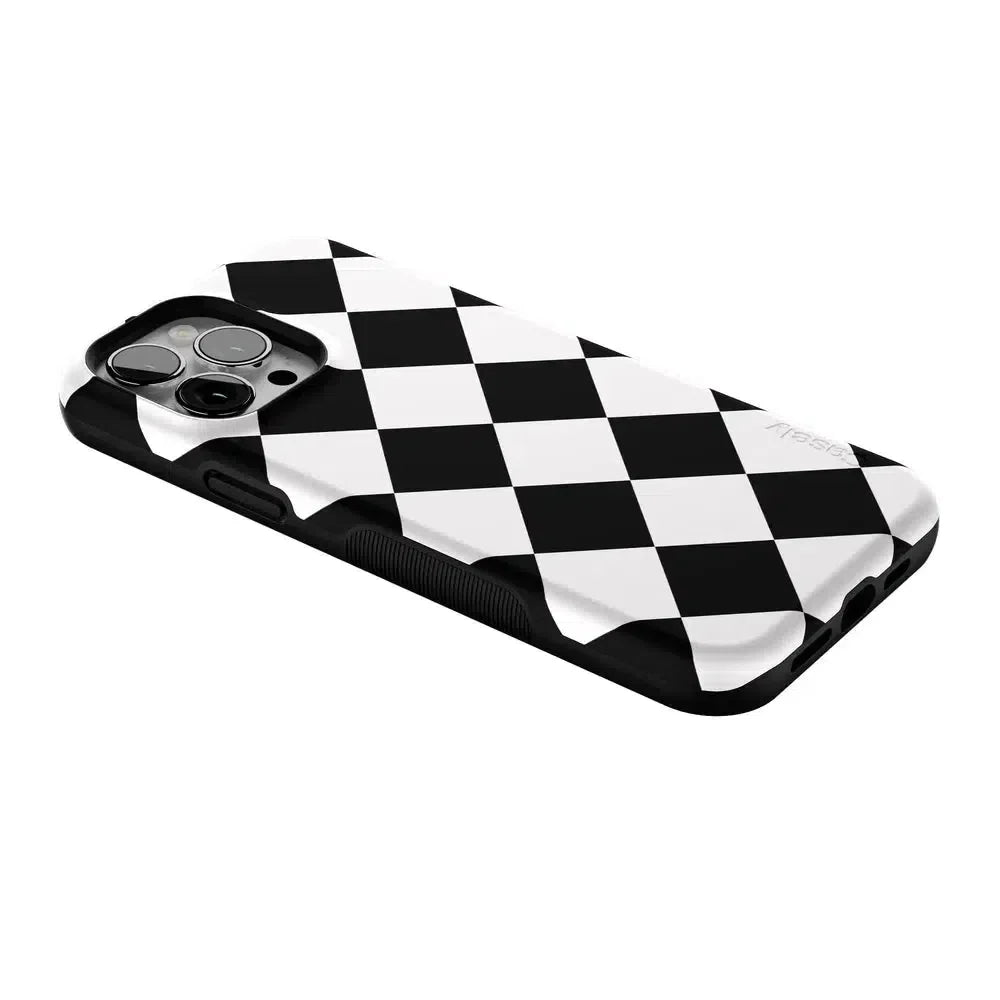 Black Checkerboard | High Contrast Design Case Phone Case Casetry