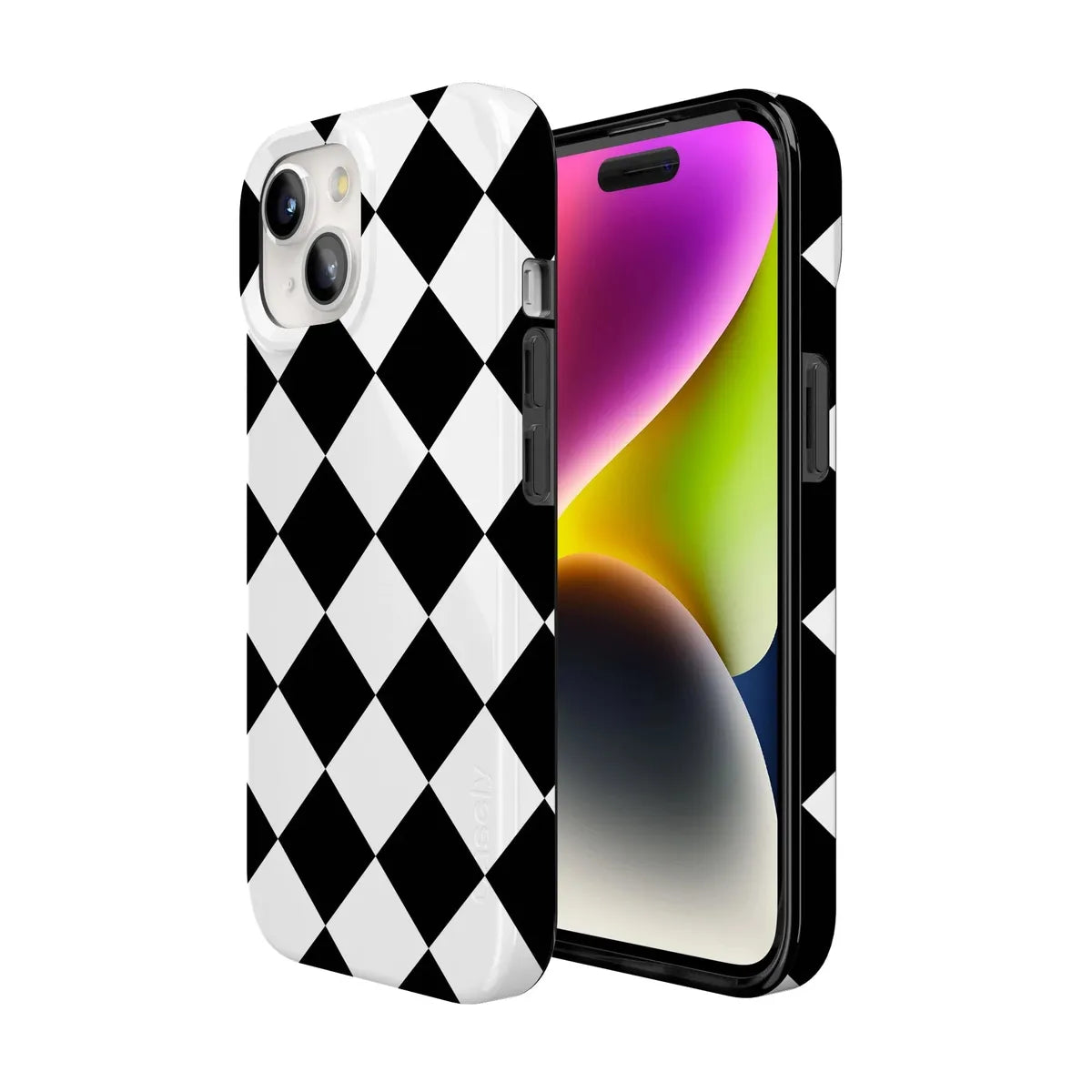 Black Checkerboard | High Contrast Design Case Phone Case Casetry