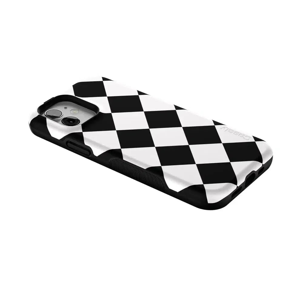 Black Checkerboard | High Contrast Design Case Phone Case Casetry