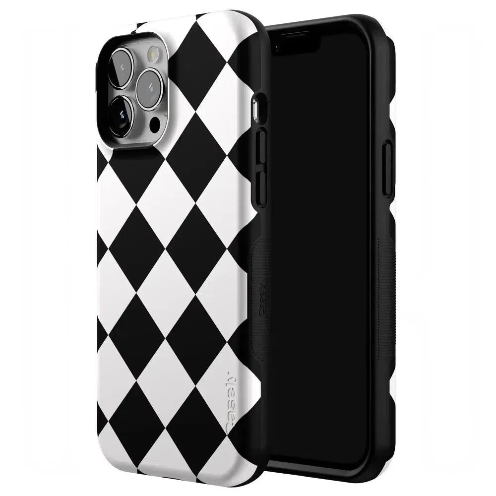 Black Checkerboard | High Contrast Design Case Phone Case Casetry