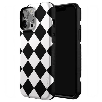 Black Checkerboard | High Contrast Design Case Phone Case Casetry