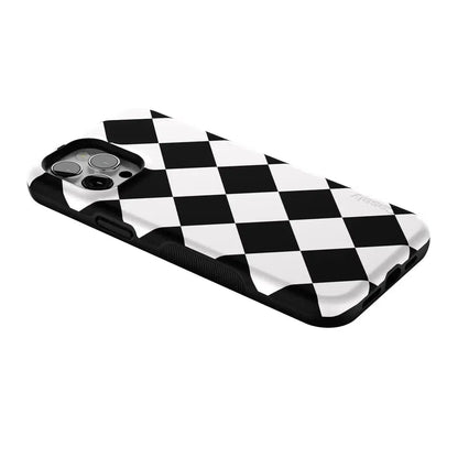 Black Checkerboard | High Contrast Design Case Phone Case Casetry
