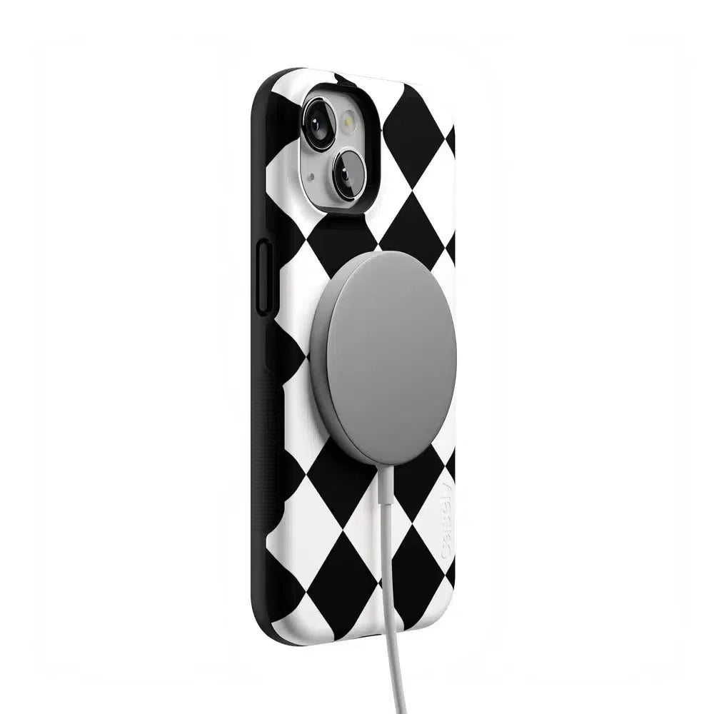 Black Checkerboard | High Contrast Design Case Phone Case Casetry