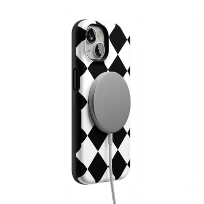Black Checkerboard | High Contrast Design Case Phone Case Casetry