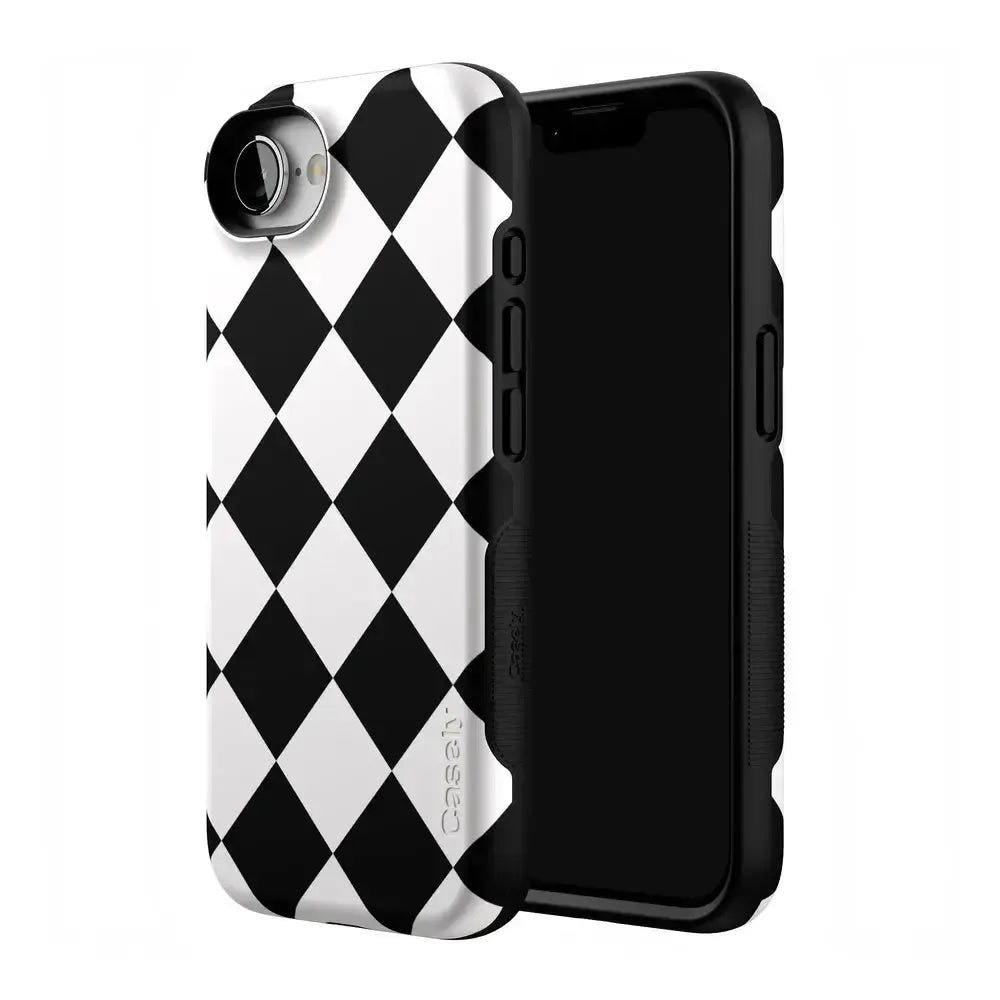 Black Checkerboard | High Contrast Design Case Phone Case Casetry