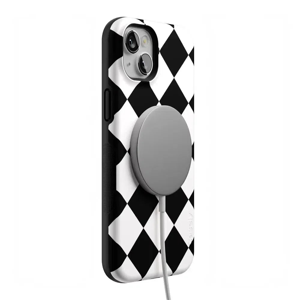 Black Checkerboard | High Contrast Design Case Phone Case Casetry