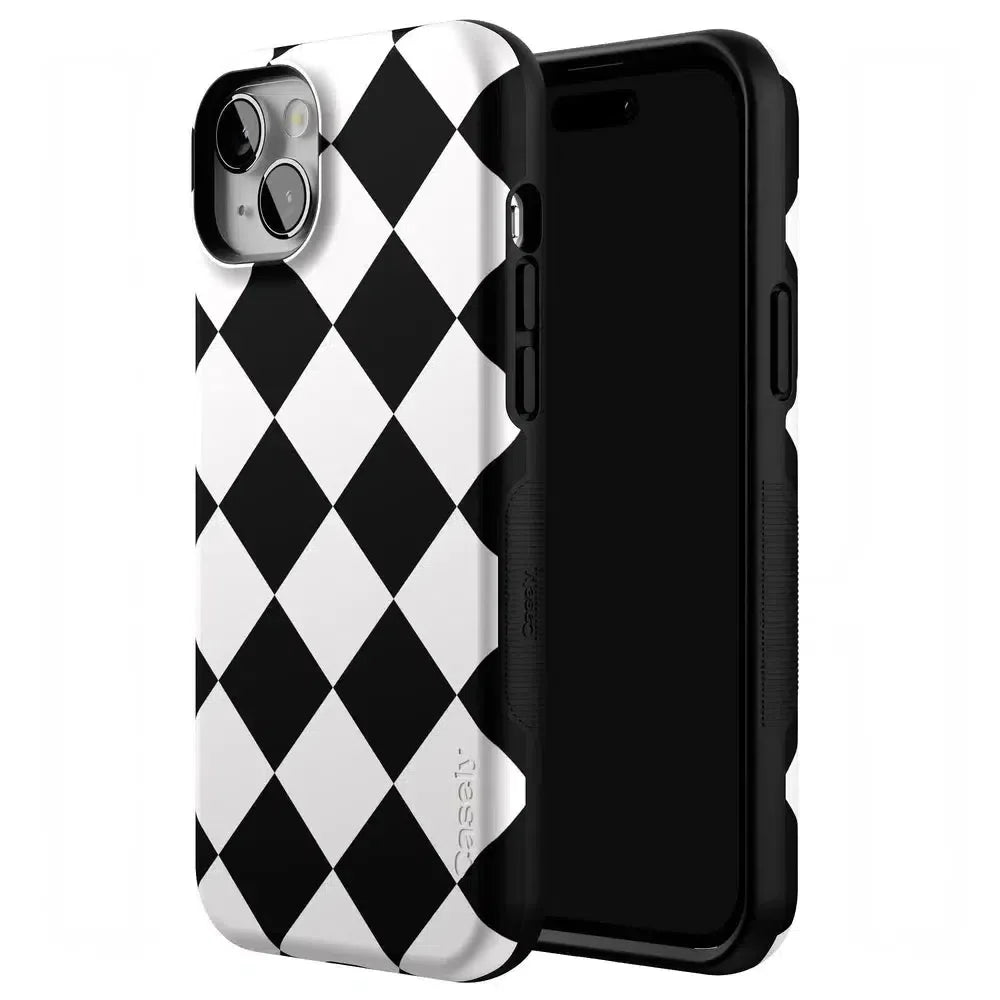 Black Checkerboard | High Contrast Design Case Phone Case Casetry