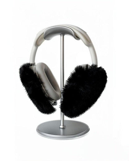 Black Fluffy Earmuffs | AirPods Max Case AirPods Case get.casely