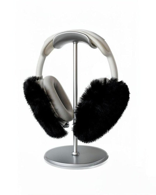 Black Fluffy Earmuffs | AirPods Max Case AirPods Case get.casely