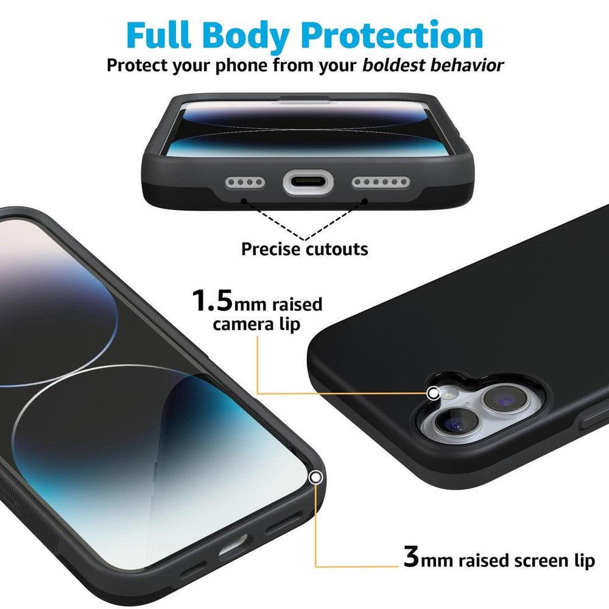 Black on Black | Ultra-Protective Bold Case iPhone Case get.casely