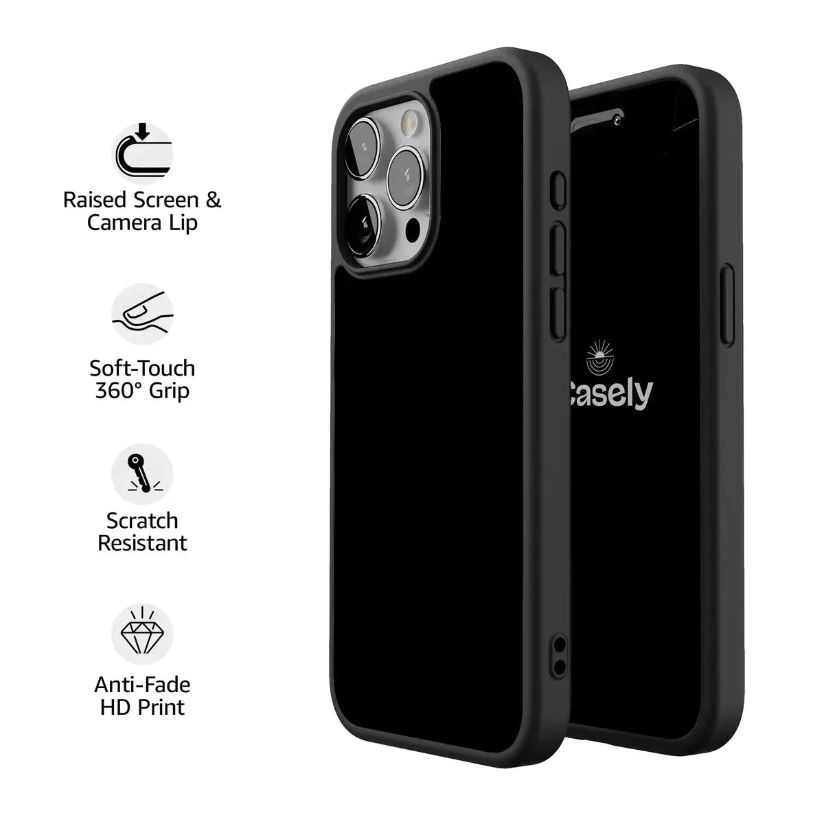 Black Onyx | The Boyfriend Collection iPhone Case get.casely
