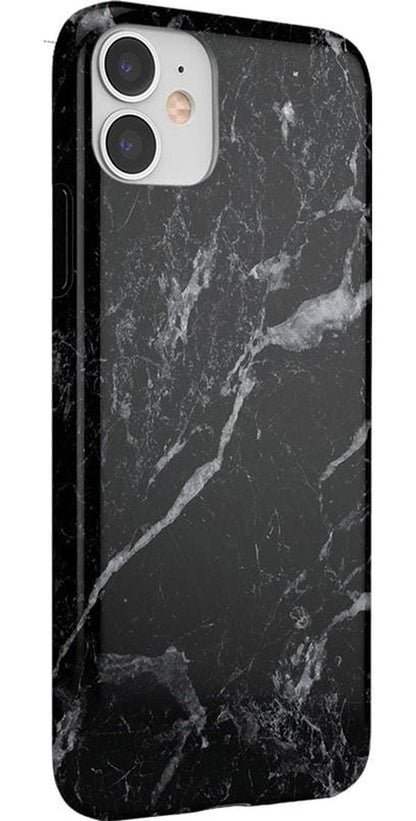 Black Pearl | Classic Black Marble Case iPhone Case get.casely