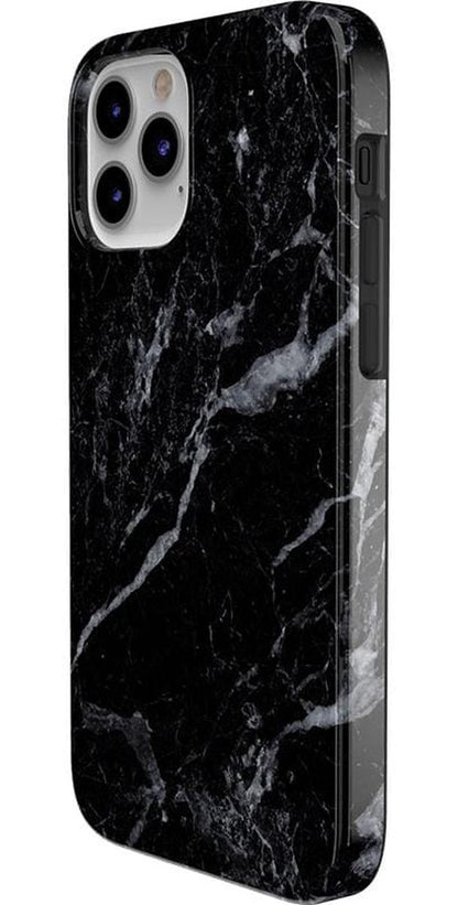 Black Pearl | Classic Black Marble Case iPhone Case get.casely