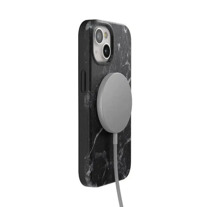 Black Pearl | Classic Black Marble Case iPhone Case get.casely