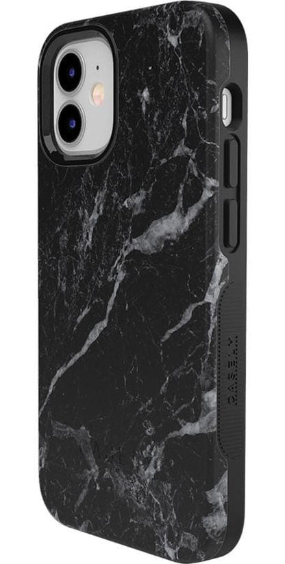 Black Pearl | Classic Black Marble Case iPhone Case get.casely