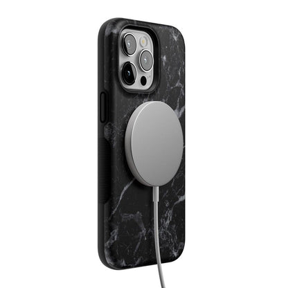 Black Pearl | Classic Black Marble Case iPhone Case get.casely