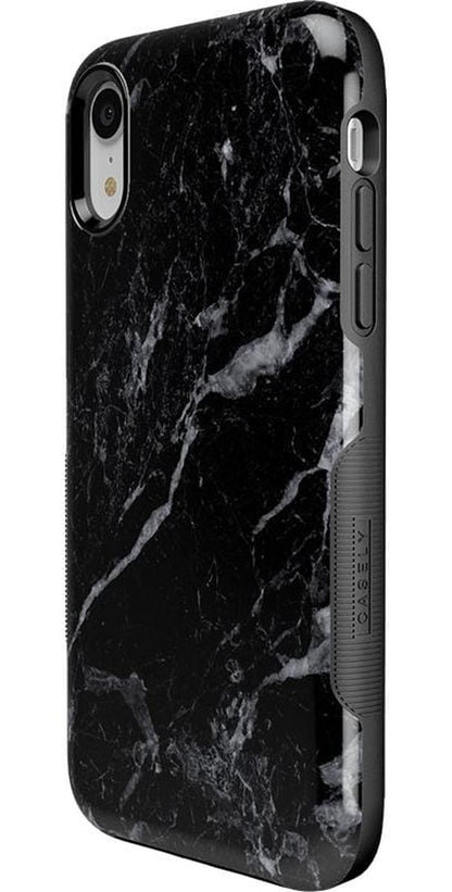 Black Pearl | Classic Black Marble Case iPhone Case get.casely
