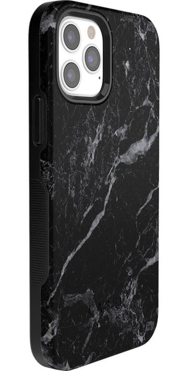 Black Pearl | Classic Black Marble Case iPhone Case get.casely