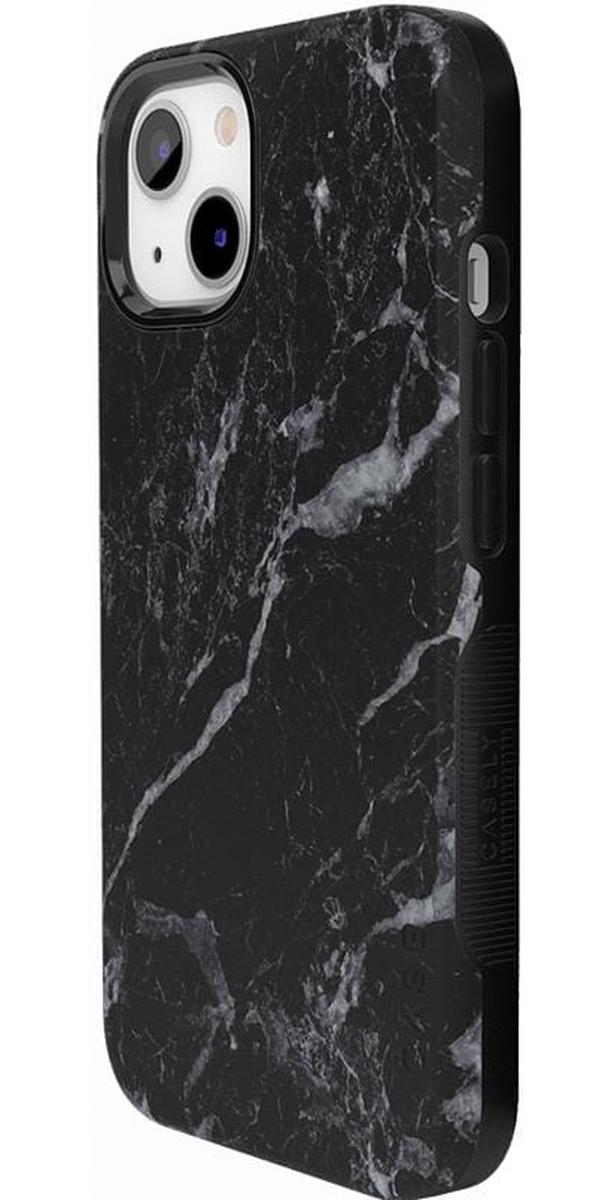 Black Pearl | Classic Black Marble Case iPhone Case get.casely
