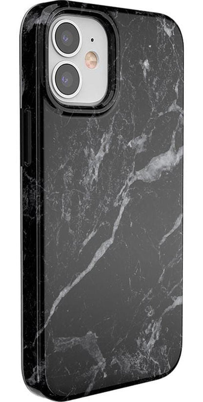 Black Pearl | Classic Black Marble Case iPhone Case get.casely