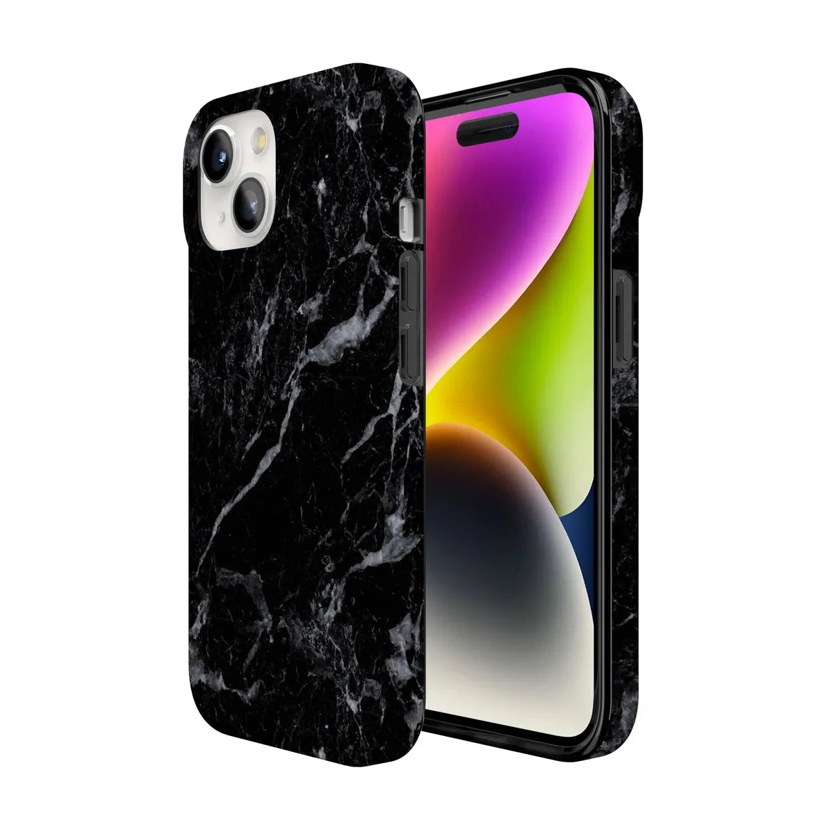Black Pearl | Classic Black Marble Case iPhone Case get.casely