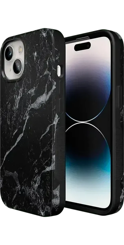 Black Pearl | Classic Black Marble Case iPhone Case get.casely