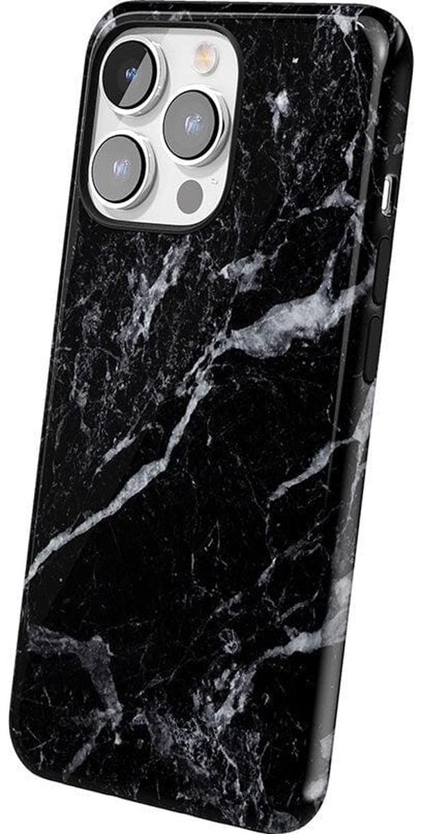 Black Pearl | Classic Black Marble Case iPhone Case get.casely
