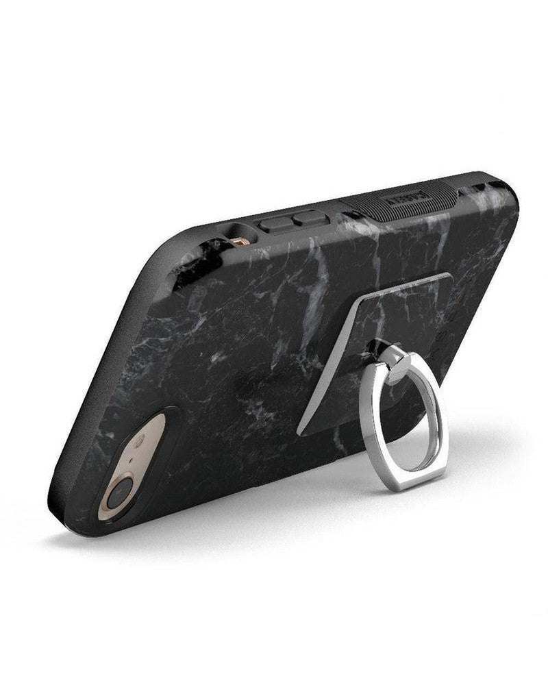 Black Pearl | Classic Black Marble Phone Ring Phone Ring get.casely