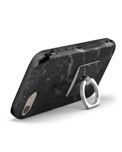 Black Pearl | Classic Black Marble Phone Ring Phone Ring get.casely