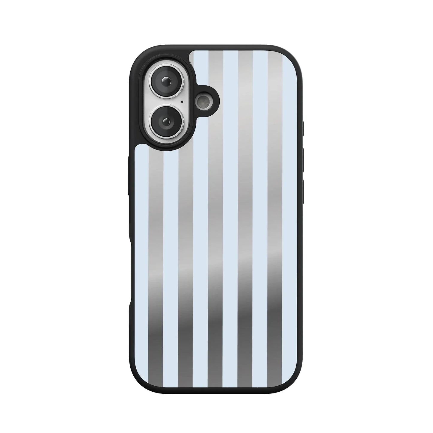 Blue Stripes | Sunday Best Case Phone Case get.casely Align Reflect + MagSafe® iPhone 17