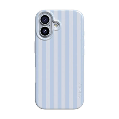 Blue Stripes | Sunday Best Case Phone Case get.casely Classic + MagSafe® iPhone 17