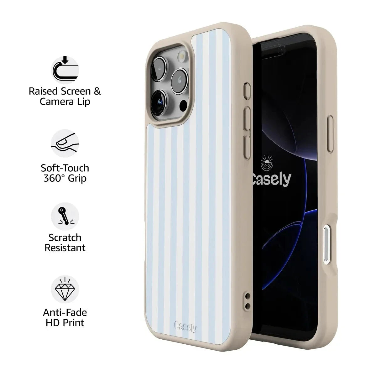 Blue Stripes | Sunday Best Case Phone Case get.casely