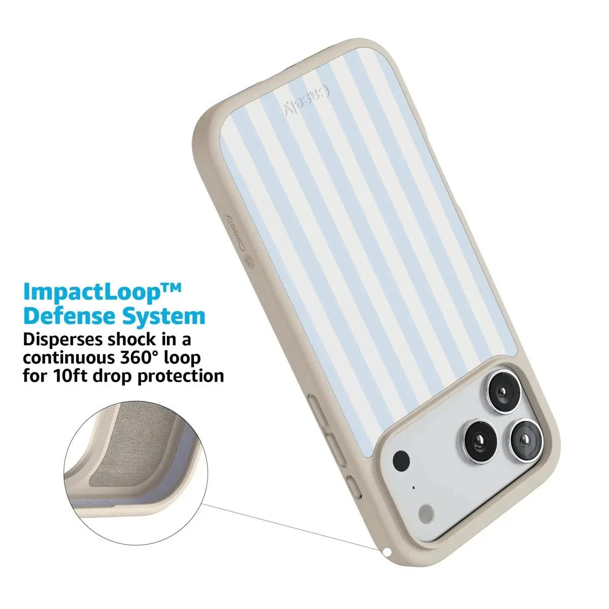 Blue Stripes | Sunday Best Case Phone Case get.casely