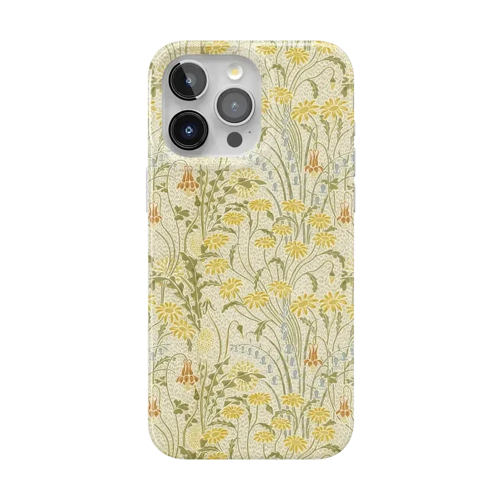 Boho Blooms | Golden Floral Case iPhone Case get.casely Classic + MagSafe® iPhone 15 Pro Max