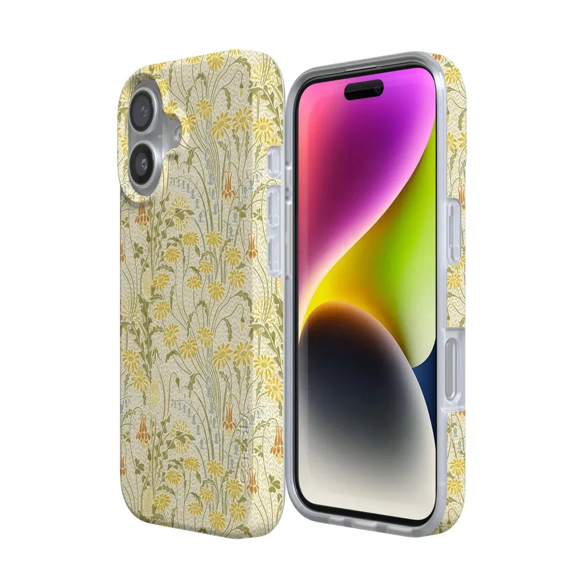 Boho Blooms | Golden Floral Case iPhone Case get.casely