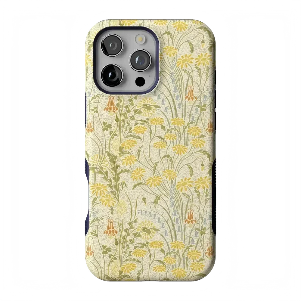Boho Blooms | Golden Floral Case iPhone Case get.casely