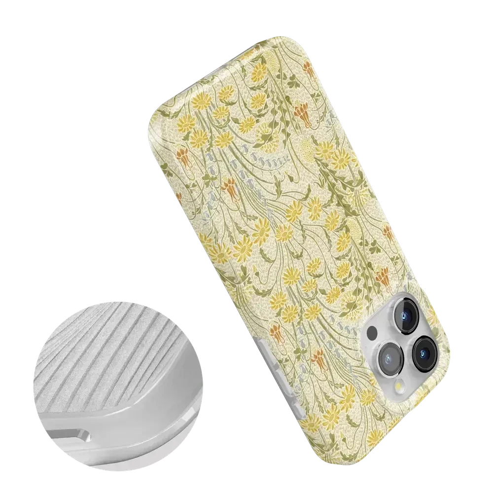 Boho Blooms | Golden Floral Case iPhone Case get.casely