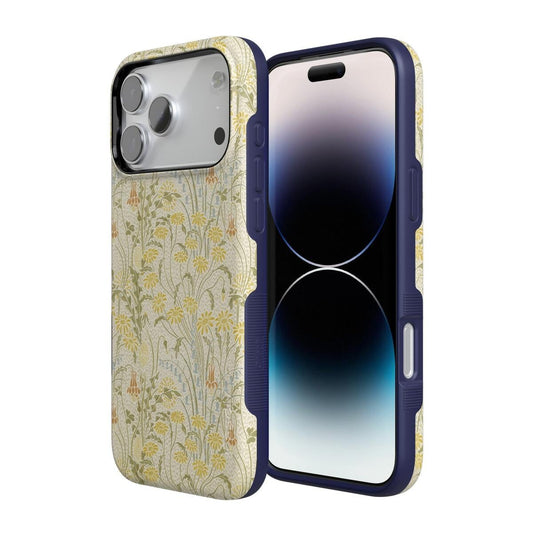 Boho Blooms | Golden Floral Case iPhone Case get.casely