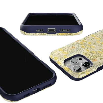 Boho Blooms | Golden Floral Case iPhone Case get.casely