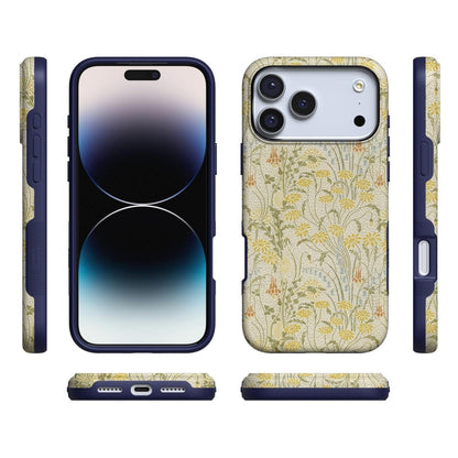 Boho Blooms | Golden Floral Case iPhone Case get.casely
