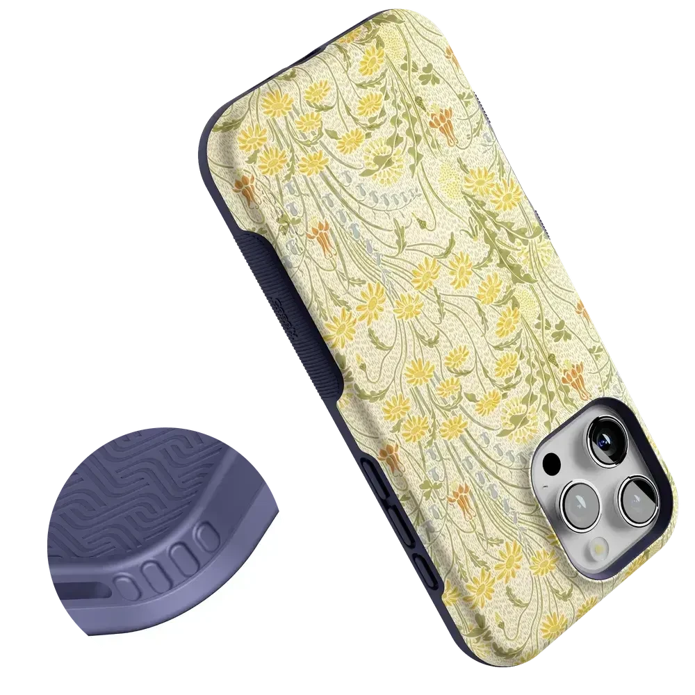 Boho Blooms | Golden Floral Case iPhone Case get.casely