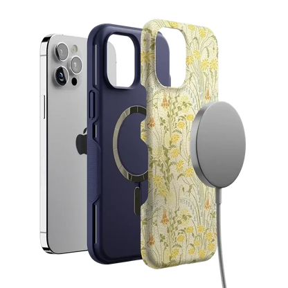 Boho Blooms | Golden Floral Case iPhone Case get.casely