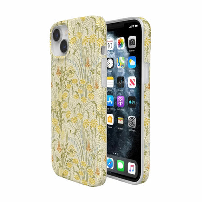 Boho Blooms | Golden Floral Case iPhone Case get.casely