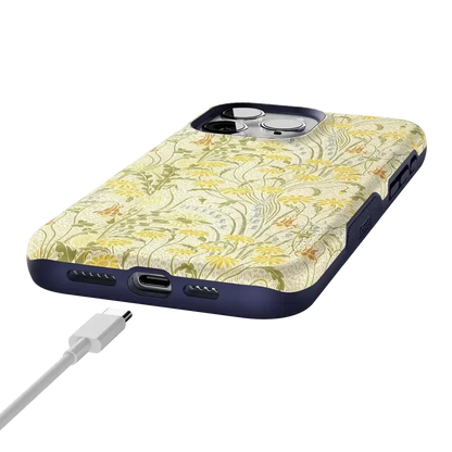 Boho Blooms | Golden Floral Case iPhone Case get.casely