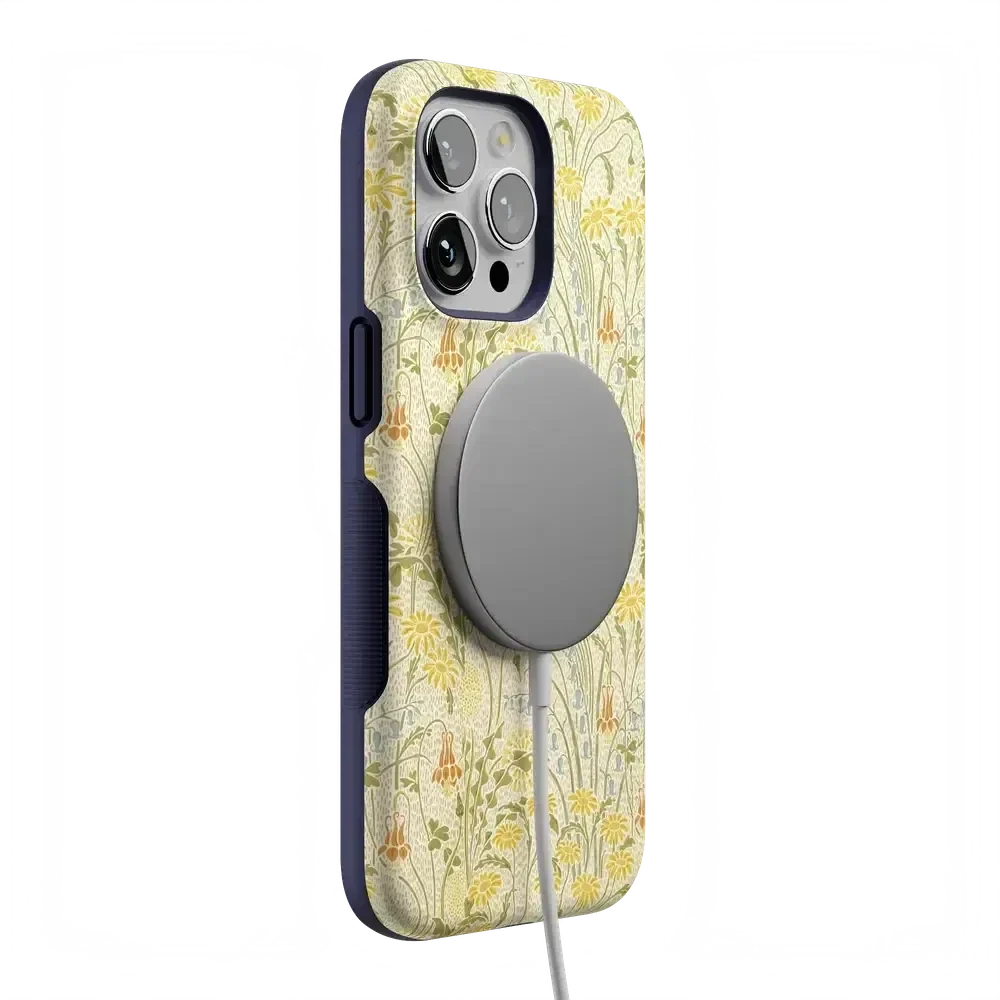Boho Blooms | Golden Floral Case iPhone Case get.casely